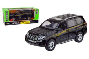 Машина металева 68270A(B) 1:24 "Land Cruiser Prado" на батарейках, світло, звук, відкриваються двері, капот, багажник, коробка 24,5x12x10 см АВТОПРОМ