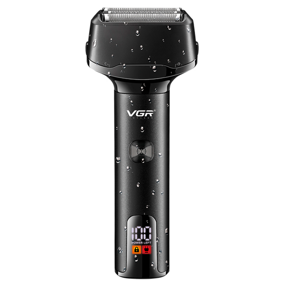 Электробритва VGR V-371 шейвер, тройное лезвие, IPX5, LED дисплей | Зображення 3