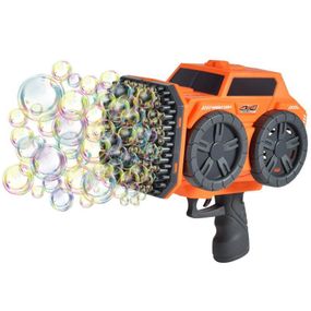 Пистолет с мыльными пузырями SHT KB1294 Car на 139 отверстий + 2xbottle 60ml Pink Orange