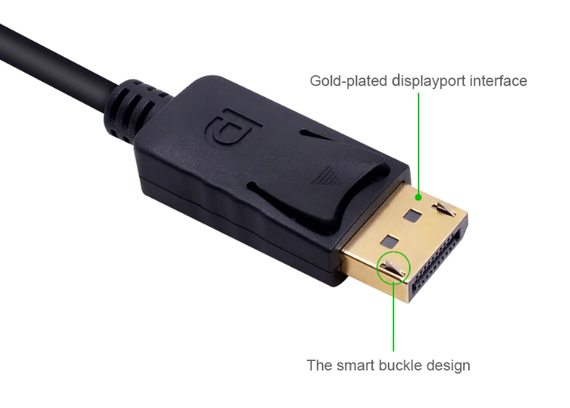Адаптер-перетворювач Displayport (DP) - HDMI, конвертер displayport - HDMI | Зображення 2