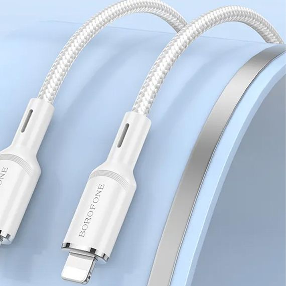 Дата кабель Borofone BX90 Cyber USB to Lightning (1m) | Зображення 1