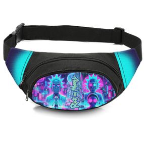 Сумка-бананка детская с принтом Рик и Морти поясная сумка для мальчика (4593)