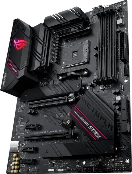 Материнcкая плата ASUS ROG STRIX B550-F GAMING WIFI II sAM4 B550 4xDDR4 M.2 HDMI DP WiFi BT ATX 90MB19V0-M0EAY0 | Зображення 2