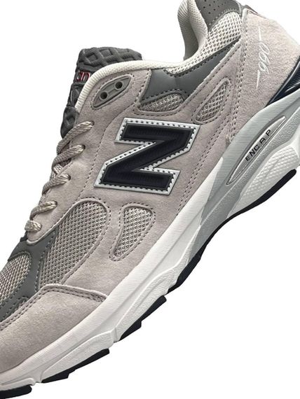 Кросівки чоловічі 990 Light Grey White Navy , В'єтнам 43 27 | Зображення 4