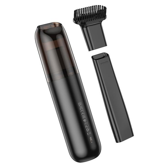 Портативний пилосос Hoco ZP1 Cool portable car vacuum cleaner Black gray | Зображення 6