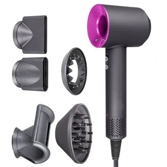 Фен-стайлер 5 насадок 5в1 1600Вт XPRO Фуксія (47740-5981_683) | Зображення 2