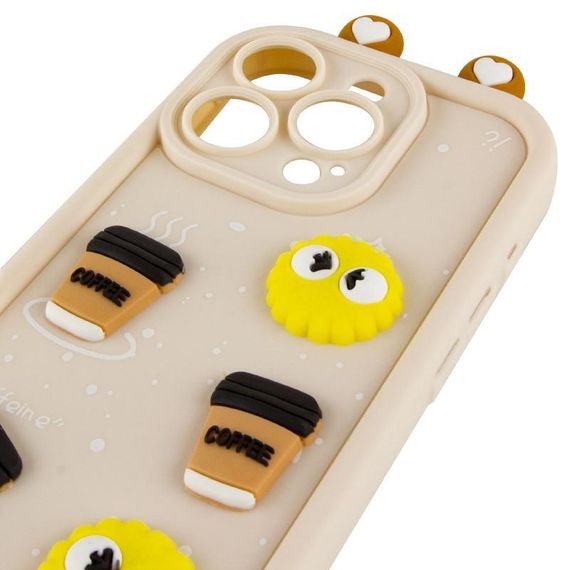 Чехол TPU Toys Case with Ears для Apple iPhone 13 Pro (6.1") Sand | Зображення 3