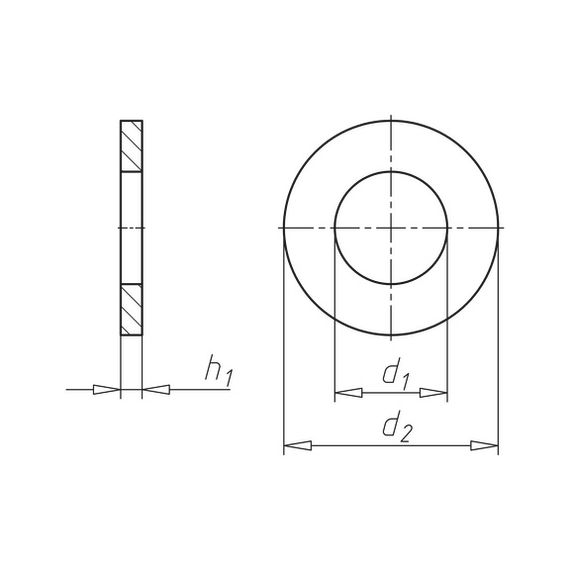 Шайба великого зовнішнього діаметра Wurth A2К Ø13,0 мм | Зображення 1