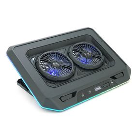Підставка для ноутбука IceCoorel A5, до17", fan2-125*15 мм 2200±10% RPM, корпус пластик, 1-USB+1-TYPE C, 420x320x55mm,