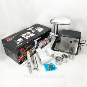 Електрична настільна м'ясорубка з насадками Domotec, М'ясорубка автомат 'з легким чищенням LN-57