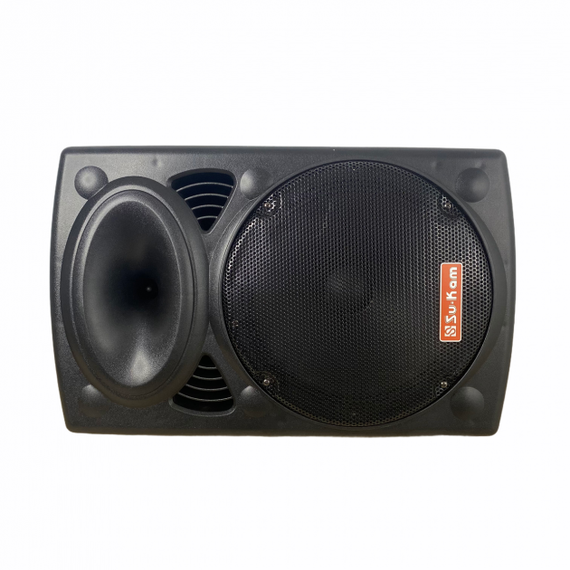 Акумуляторна акустична система XPRO  BT-120D  колонка валіза 150Вт USB, SD, FM радіо, Bluetooth, 2 радіомікрофона, ДУ чорна (4382)
