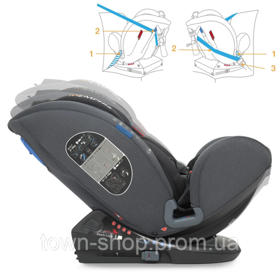 Автокресло ME 1093 MEMPHIS Shadow Black | Зображення 9