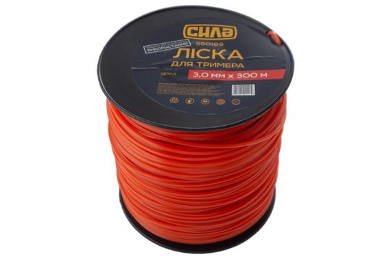 Волосінь для тримера 3,0 мм зірка 300 м СИЛА 5501891