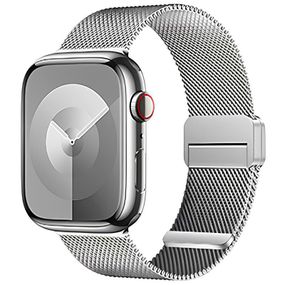 Ремінець Hoco WA26 Milanese Loop Strap для Apple watch 44/45/46/49mm Silver