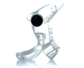 Эрекционное виброкольцо BOSS - Dolphin Vibro CockRing Clear, BS6700050 Sex Aura