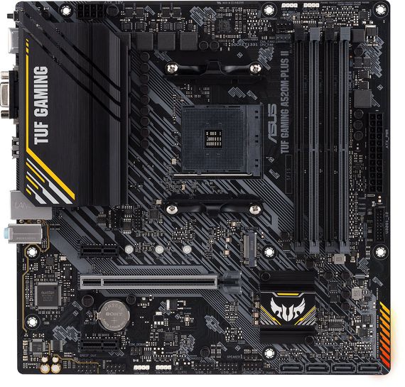 Материнcька плата ASUS TUF GAMING A520M-PLUS II sAM4 A520 4xDDR4 HDMI DVI D-Sub mATX (90MB17G0-M0EAY0) | Зображення 4