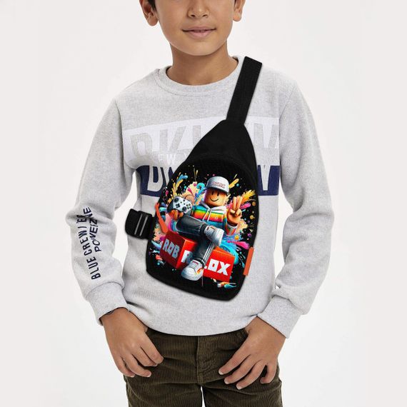 Сумка через плече дитяча Roblox 29х17 см сумка слінг для хлопчика (01980)