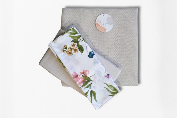 Постільна білизна з пледом Saheser Ranforce Zig Zag 200 х 220 см A.Gri | Зображення 2