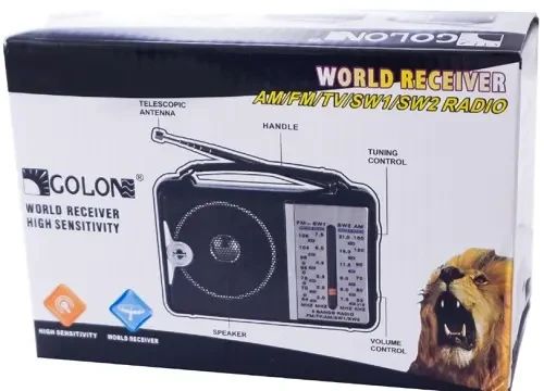 Радіоприймач акумуляторний Golon RX-607 AC | Зображення 3