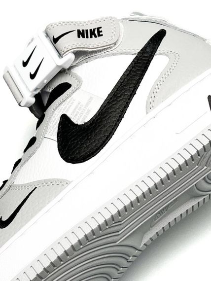 Мужские кроссовки Air Force Mid Utility White Grey 44 - 28 см | Зображення 7