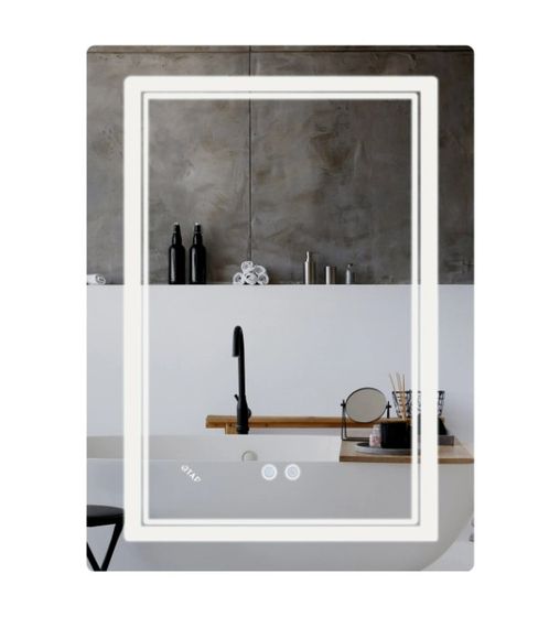 Дзеркало Qtap Cardinal (CA2) прямокутне з LED-підсвічуванням Touch QT0478C608048453