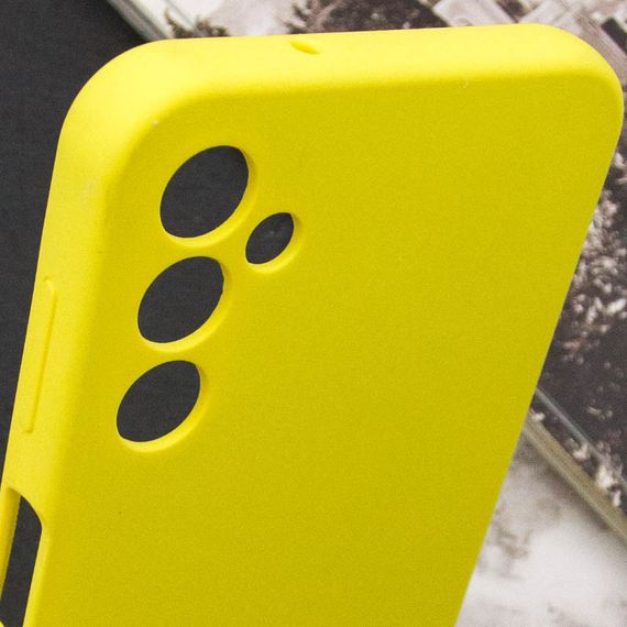 Чохол Silicone Cover Lakshmi Full Camera (AAA) для Samsung Galaxy A15 4G/5G / M15 5G Жовтий / Yellow | Зображення 5