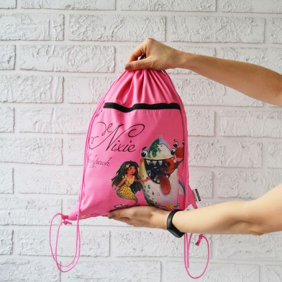 Рюкзак-сумка для одежды и обуви 4Profi  "Nixie", shark pink 46181