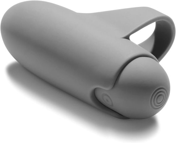 Вибратор на палец Better Than Your Ex by Bijoux Indiscrets серый Sex Aura | Зображення 1