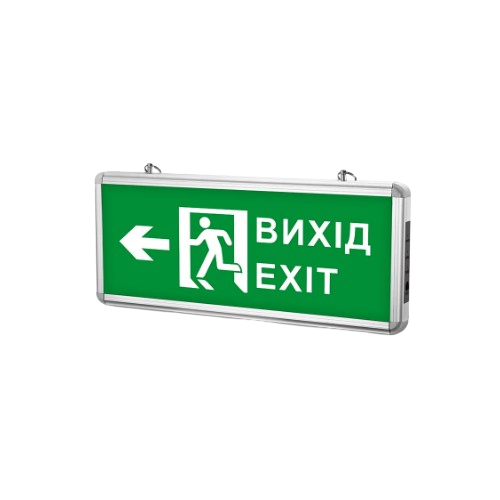 LED Світильник аварійний "ВИХІД зі стрілкою" 800mAh 0,8W двосторонній Titanum | Зображення 1