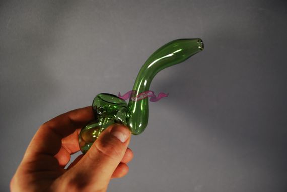 Стеклянная трубка Wow зеленая | Зображення 4