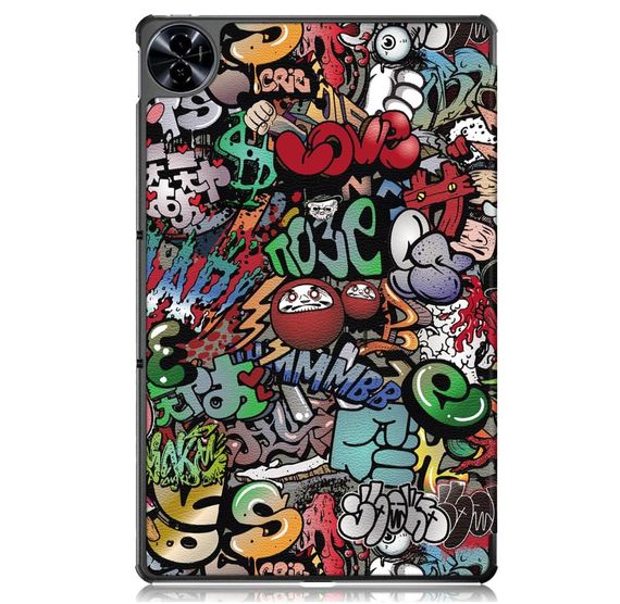 Чехол Primolux Slim для планшета Realme Pad 2 11.5" - Graffiti