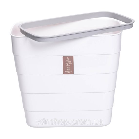 Відро для сміття на дверцята 6 (л) відро для сміття пластикове навісне Білий HP-45-18W | Зображення 3