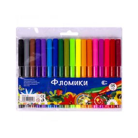Дитячі Фломастери "Фломіки" COLOR-IT CR550-18 18 кольорів