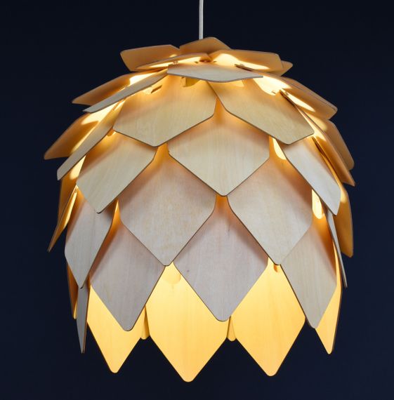 Люстра підвісна на 1 лампочку 27757 Латунь 45-180х40х40 см. | Зображення 4