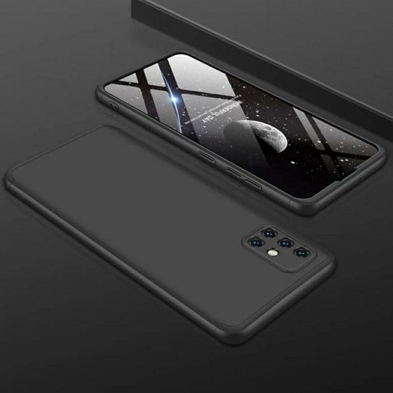 Чохол GKK 360 градусів для Samsung Galaxy M31s колір Чорний | Зображення 1