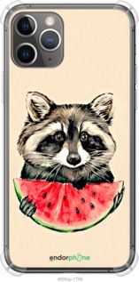 Чохол на iPhone 11 Pro Єнотик з кавуном "4605sp-1788-2448"