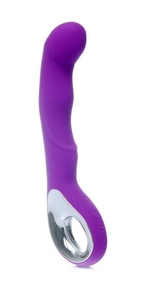 Вибромассажер для точки G Boss Series - Wibrator G-spot 10 functions USB Purple, BS2200055 sexstyle | Зображення 3