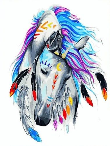 Лошадь индиго