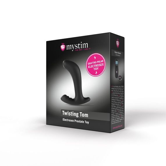 Масажер простати Mystim Twisting Tom з моделюванням форми для електростимулятора, діаметр 3,7 см | Зображення 5