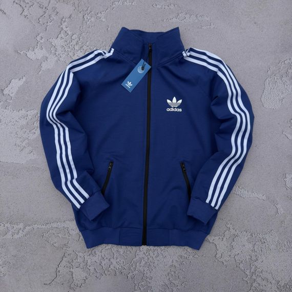 Кофта на блискавці Adidas електрик