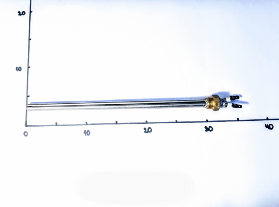 Тэн для радиатора 1200W с резьбой 1/2" (Украина) | Зображення 1