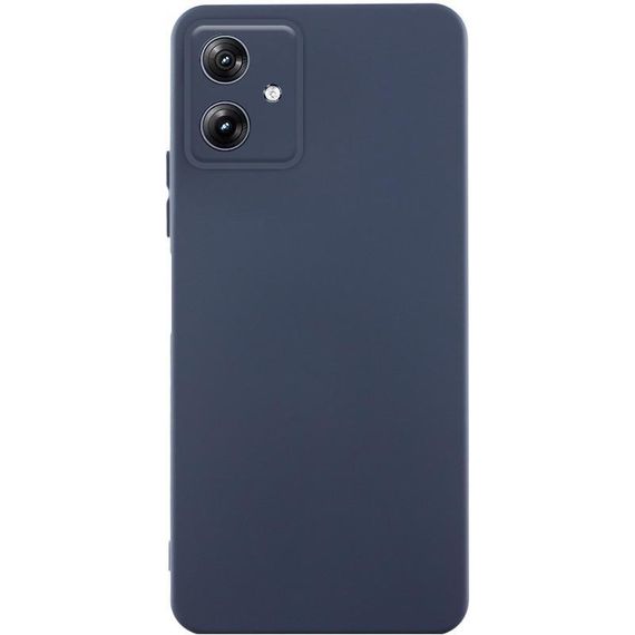 Чохол TPU GETMAN Liquid Silk Full Camera для Motorola Moto G54 Синій / Midnight Blue