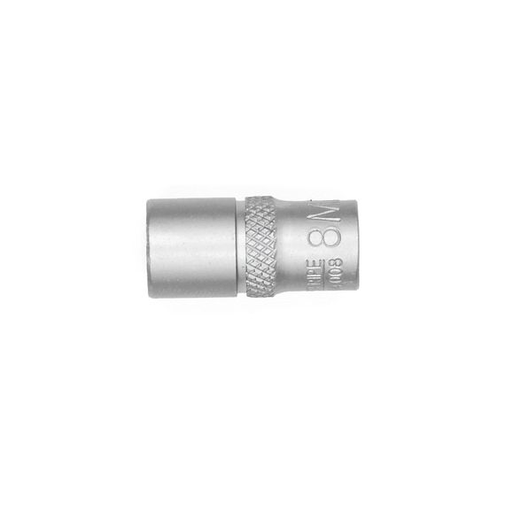 Головка торцева шестигранна, 1/4IN, коротка, SW8, RED STRIPE | Зображення 1