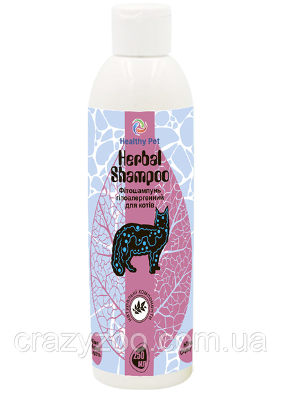 Фитошампунь для котов Healthy Pet гипоаллергенный 250 мл