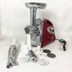 Топ мясорубок, Электрическая мясорубка с овощерезкой, Электрическая универсальная мясорубка KW-21