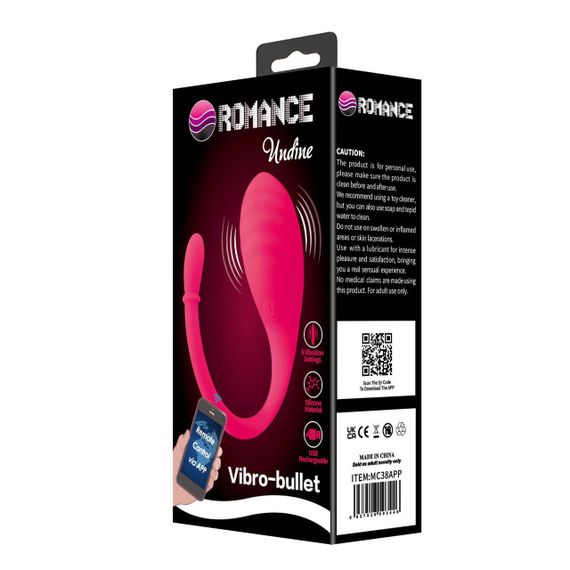 Віброяйце -  Romance Undine Vibro-Bullet App Sex Aura | Зображення 8