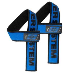 Лямки для тяги Power System PS-3401 Lifting Straps Duplex Black/Blue (3401BU-0)