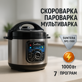 Мультиварка 5 літрів, Багатофункціональна пароварка, Мультиварка пароварка скороварка якісна YN-76