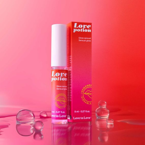 Стимулювальний блиск для губ Love To Love Love Potion - Gloss Sensuel 8 мл | Зображення 1
