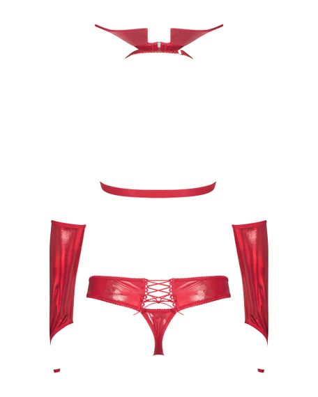Ігровий Костюм вампірші Obsessive Vampines Red L / XL, Червоний, L-XL | Зображення 3